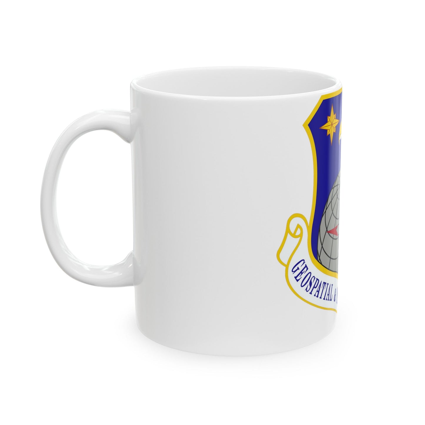 Geospatial and Signatures Intelligence Group (U.S. Air Force) White Coffee Mug-The Sticker Space