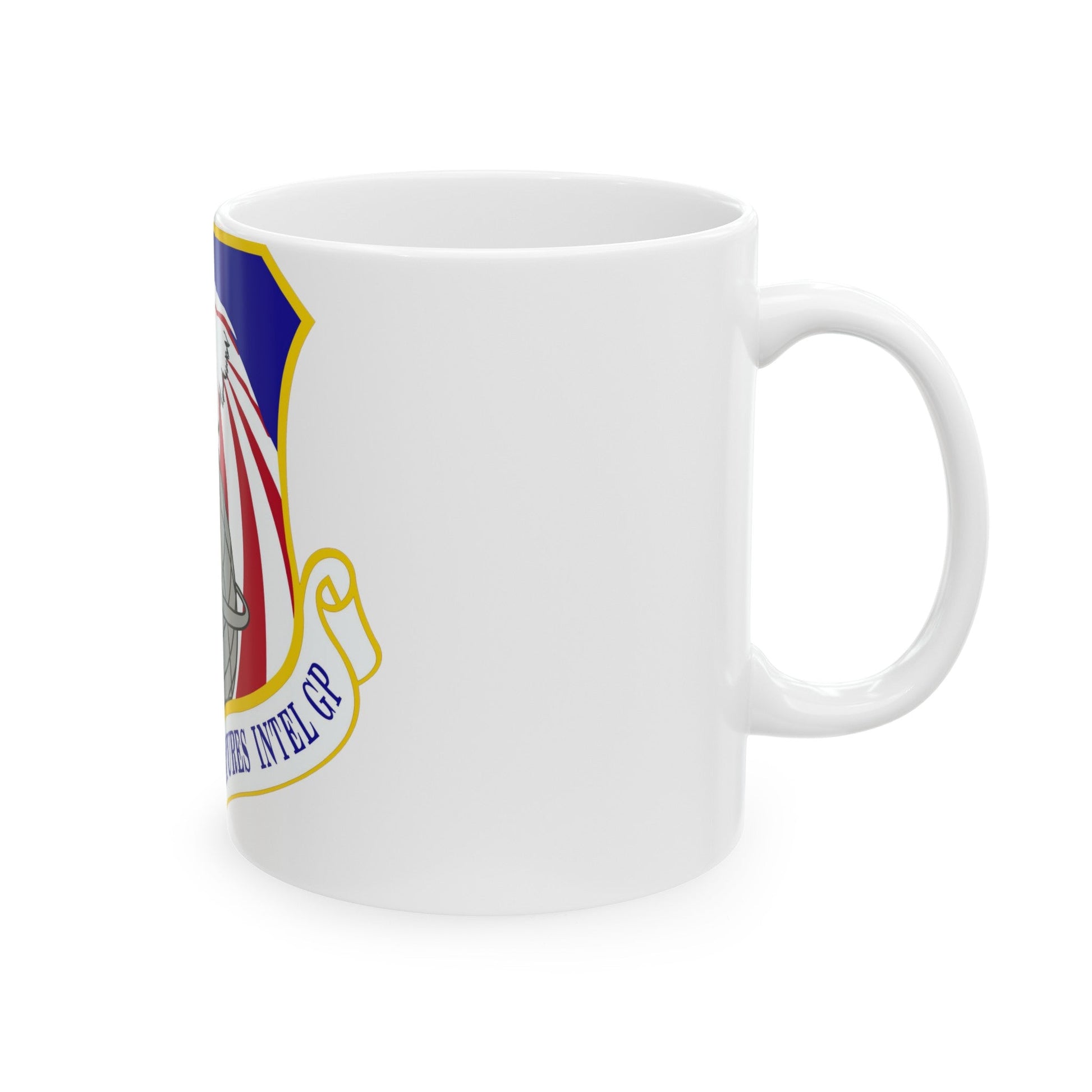 Geospatial and Signatures Intelligence Group (U.S. Air Force) White Coffee Mug-The Sticker Space