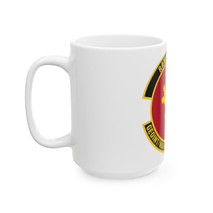 Geospatial Intelligence Measurement & Signatures Intelligence Production Squadron (U.S. Air Force) White Coffee Mug-The Sticker Space