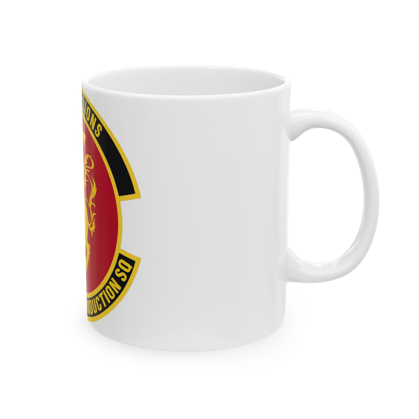 Geospatial Intelligence Measurement & Signatures Intelligence Production Squadron (U.S. Air Force) White Coffee Mug-The Sticker Space