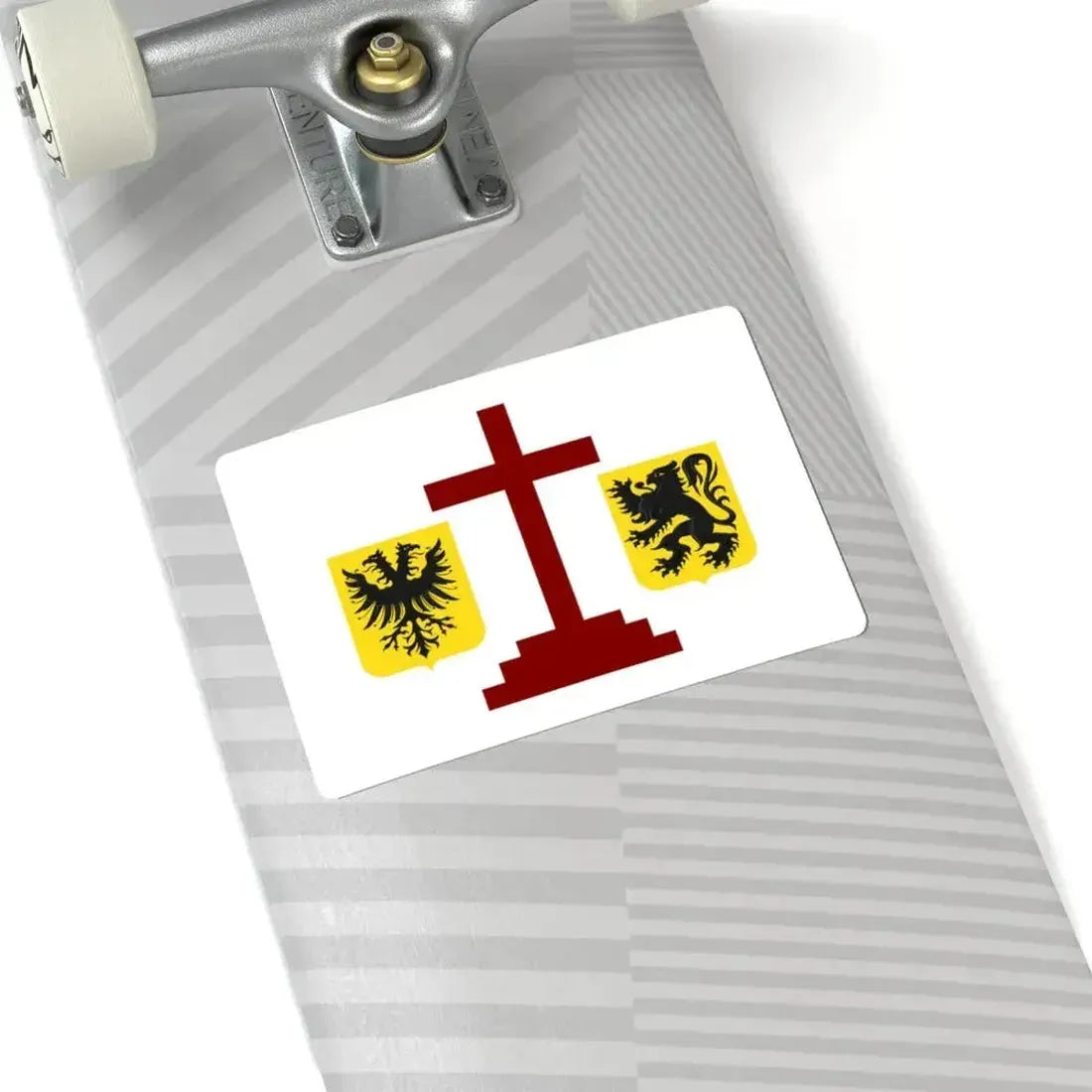 Geraardsbergen vlag (Belgium) STICKER Vinyl Kiss-Cut Decal - The Sticker Space