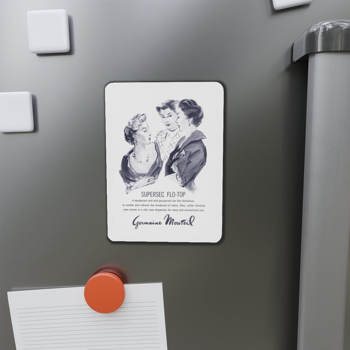 Germaine Monteil, 1959 (Magazine Illustration) Refrigerator Magnet-The Sticker Space