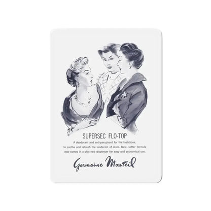 Germaine Monteil, 1959 (Magazine Illustration) Refrigerator Magnet - The Sticker Space