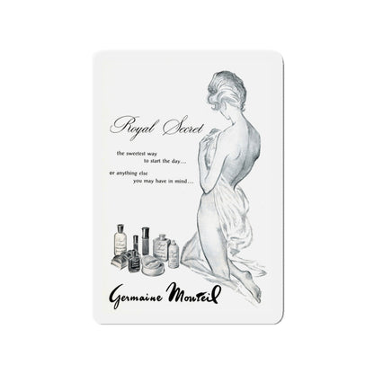 Germaine Monteil, 1963 (Magazine Illustration) Refrigerator Magnet-3" x 3"-The Sticker Space