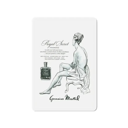 Germaine Monteil advt, Royal Secret, 1947 (Magazine Illustration) Refrigerator Magnet - The Sticker Space