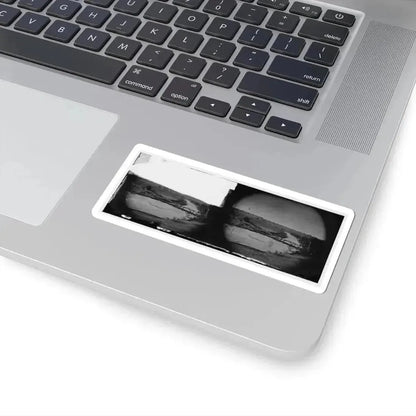 Germanna Ford, Rapidan River, Va. Artillery Crossing Pontoon Bridges (U.S. Civil War) STICKER Vinyl Kiss-Cut Decal - The Sticker Space