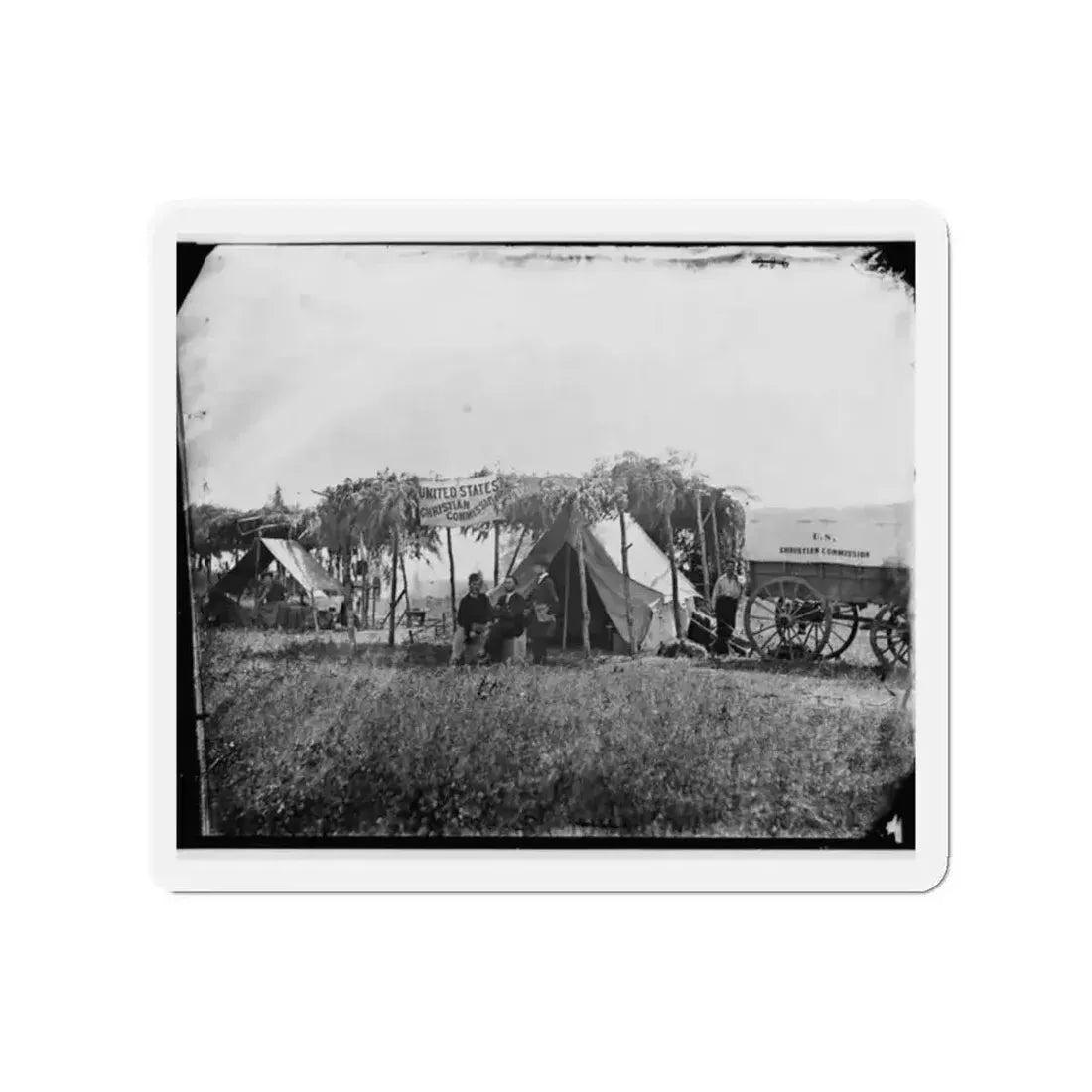 Germantown, Va. Headquarters Of The U.S. Christian Commission (U.S. Civil War) Refrigerator Magnet - The Sticker Space