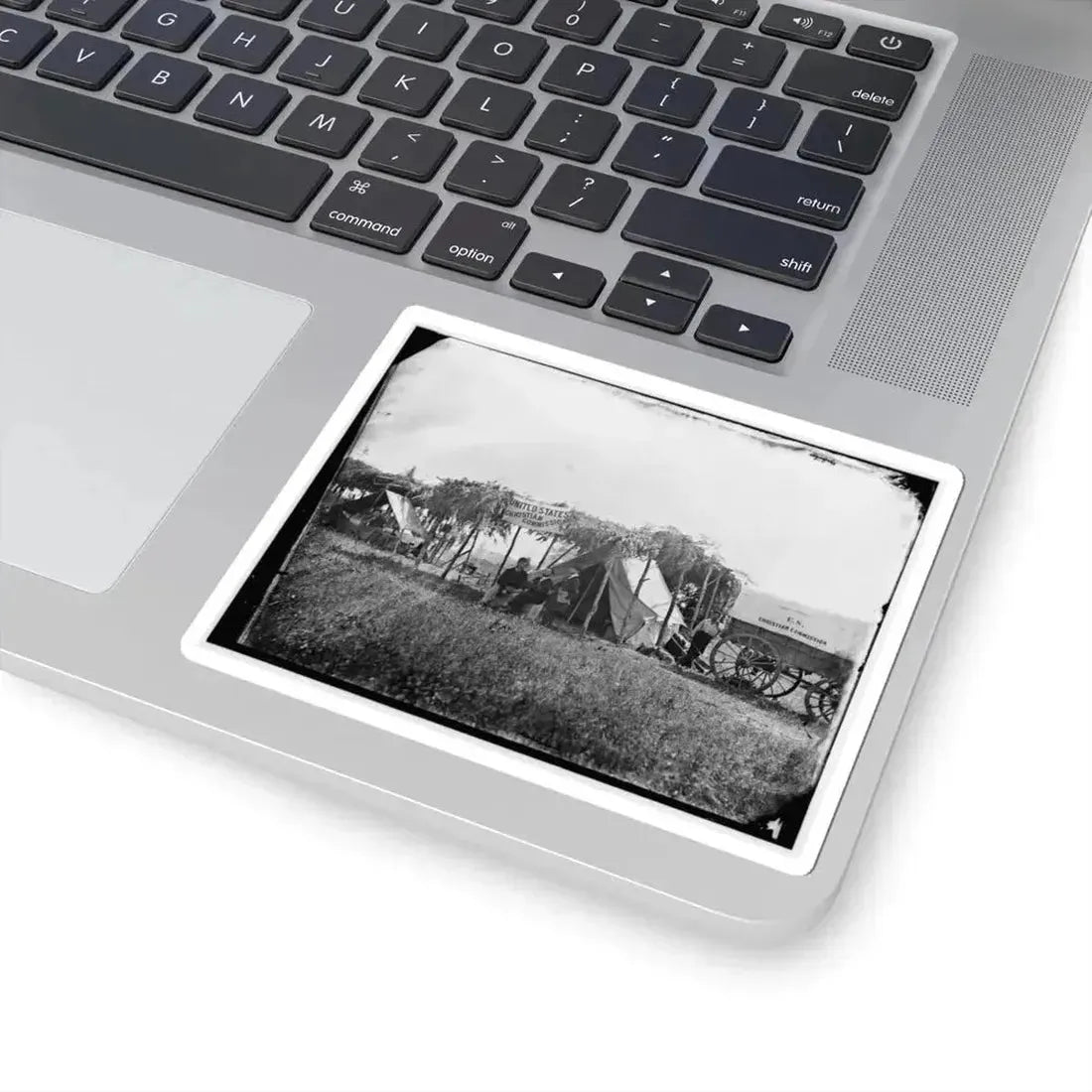 Germantown, Va. Headquarters of the U.S. Christian Commission (U.S. Civil War) STICKER Vinyl Kiss-Cut Decal - The Sticker Space