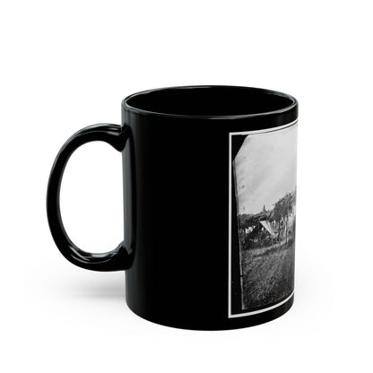 Germantown, Va. Headquarters Of The U.S. Christian Commission (U.S. Civil War) Black Coffee Mug-The Sticker Space