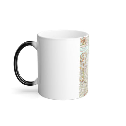 Germany (1959) (Map) Color Changing Mug 11oz-11oz-The Sticker Space