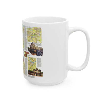 Germany - A Traveller's Map (1991) (Map) White Coffee Mug-The Sticker Space