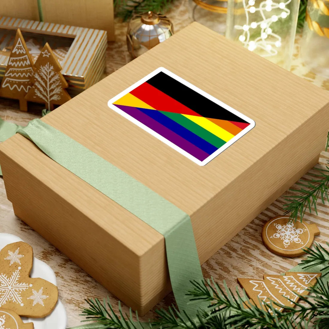 Germany Gay flag (Germany) STICKER Vinyl Kiss-Cut Decal - The Sticker Space