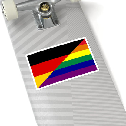 Germany Gay flag (Germany) STICKER Vinyl Kiss-Cut Decal - The Sticker Space