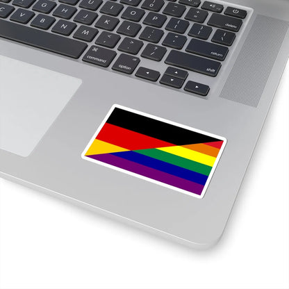 Germany Gay flag (Germany) STICKER Vinyl Kiss-Cut Decal - The Sticker Space