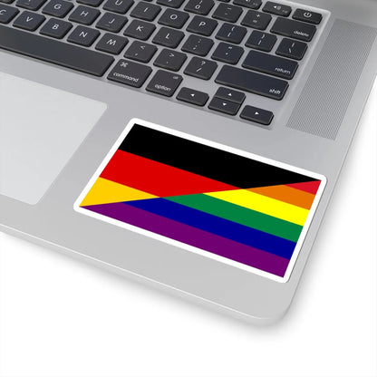 Germany Gay flag (Germany) STICKER Vinyl Kiss-Cut Decal - The Sticker Space