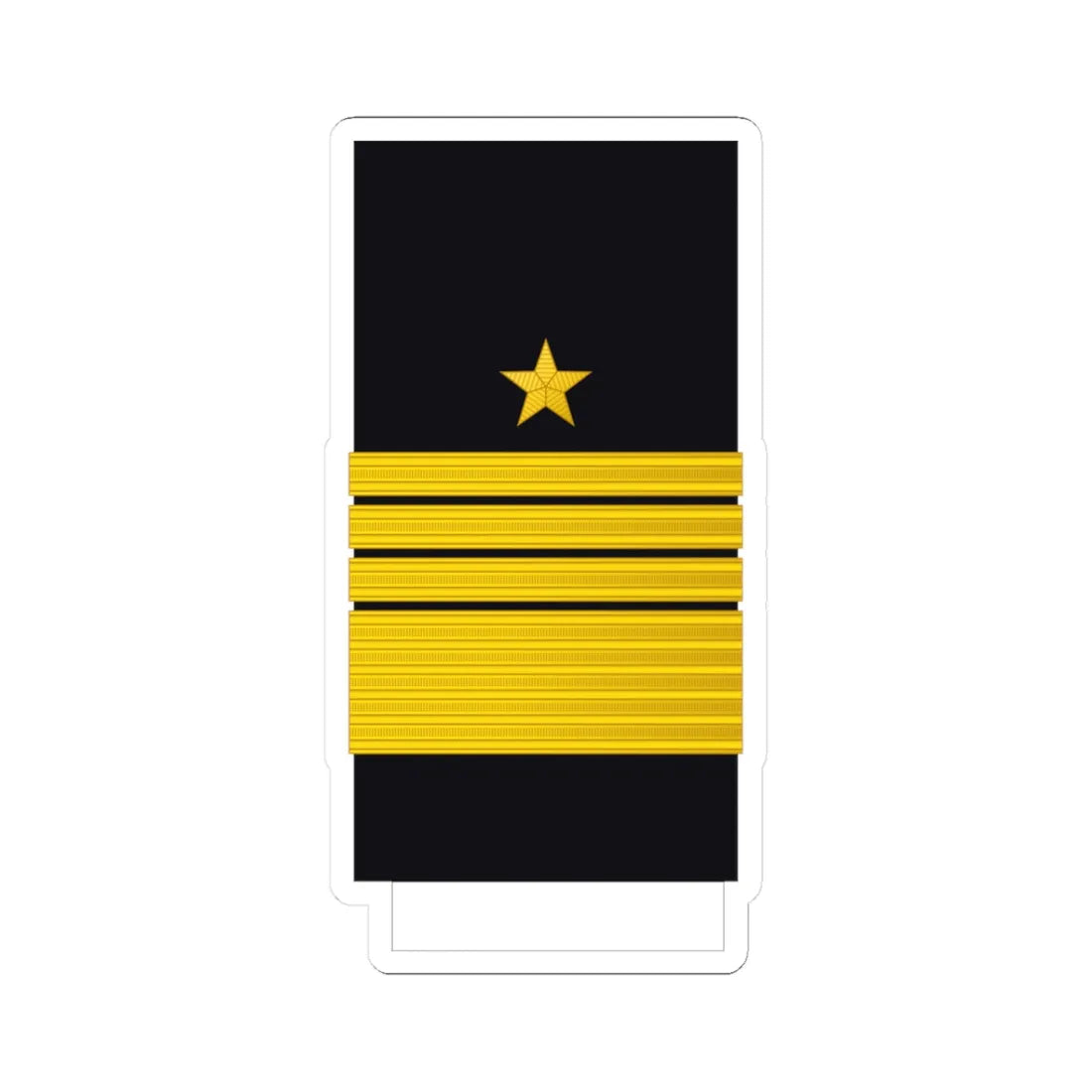 Germany Navy OF 9 (Military Rank) STICKER Vinyl Kiss-Cut Decal 3 Inch White - The Sticker Space