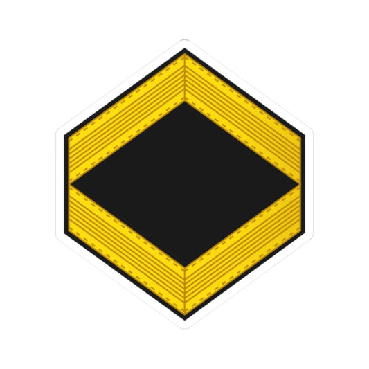 Germany Navy OR 5a (Military Rank) STICKER Vinyl Kiss-Cut Decal 2 Inch White - The Sticker Space