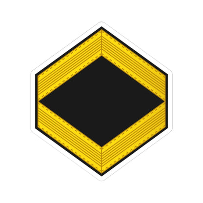 Germany Navy OR 5a (Military Rank) STICKER Vinyl Kiss-Cut Decal 4 Inch White - The Sticker Space