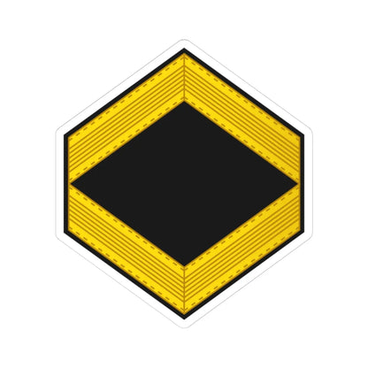 Germany Navy OR 5a (Military Rank) STICKER Vinyl Kiss-Cut Decal 6 Inch White - The Sticker Space