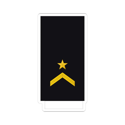 Germany Navy OR 6D (Military Rank) STICKER Vinyl Kiss-Cut Decal 4 Inch White - The Sticker Space