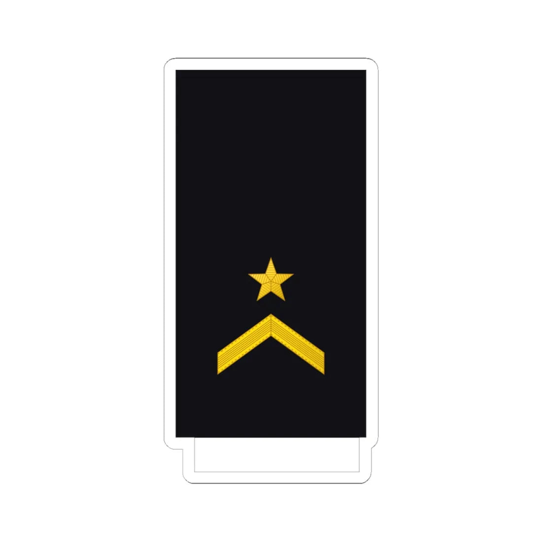 Germany Navy OR 6D (Military Rank) STICKER Vinyl Kiss-Cut Decal 6 Inch White - The Sticker Space