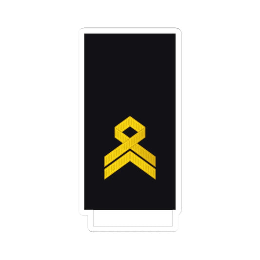 Germany Navy OR 8 (Military Rank) STICKER Vinyl Kiss-Cut Decal 2 Inch White - The Sticker Space