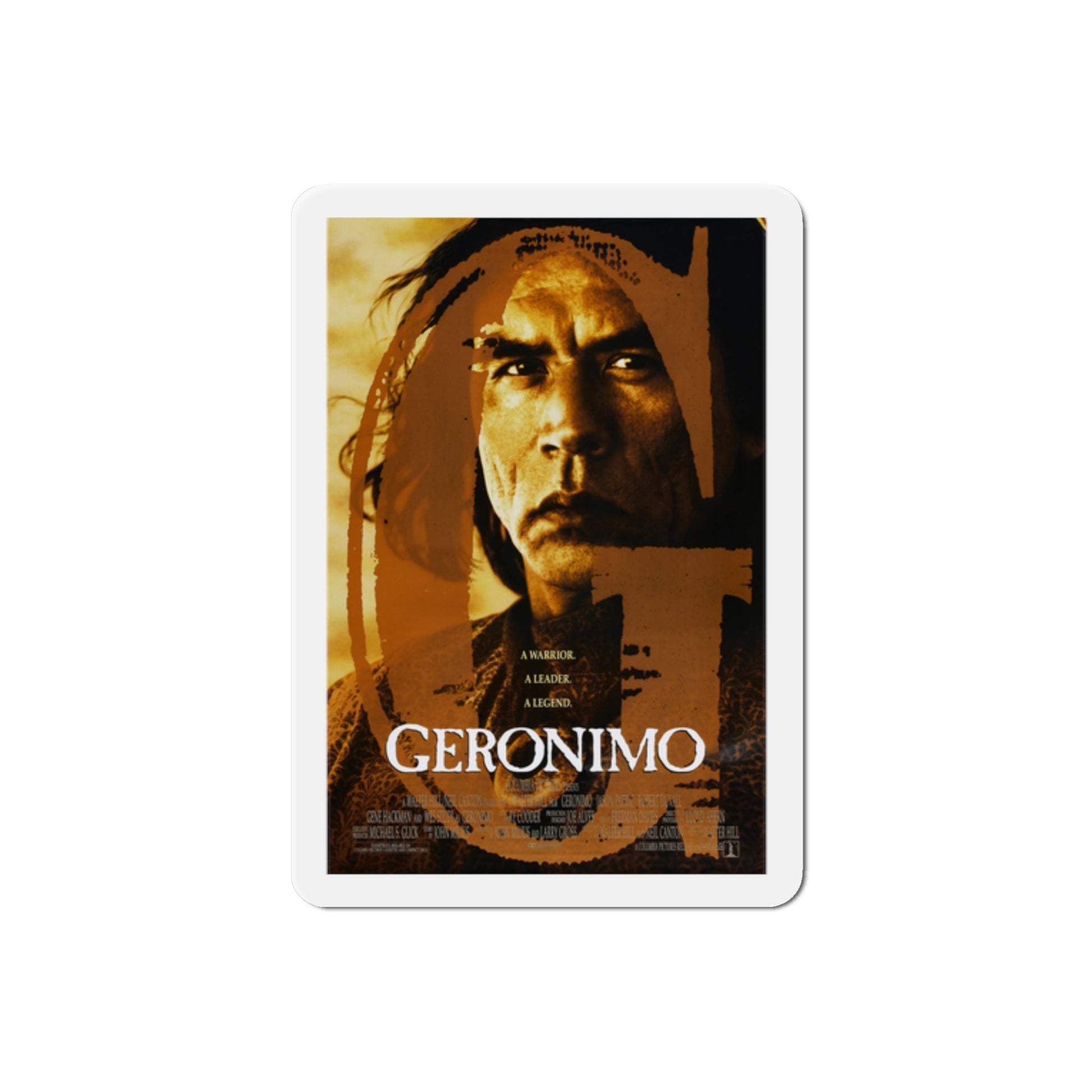 Geronimo An American legend 1993 Movie Poster Die-Cut Magnet-2" x 2"-The Sticker Space