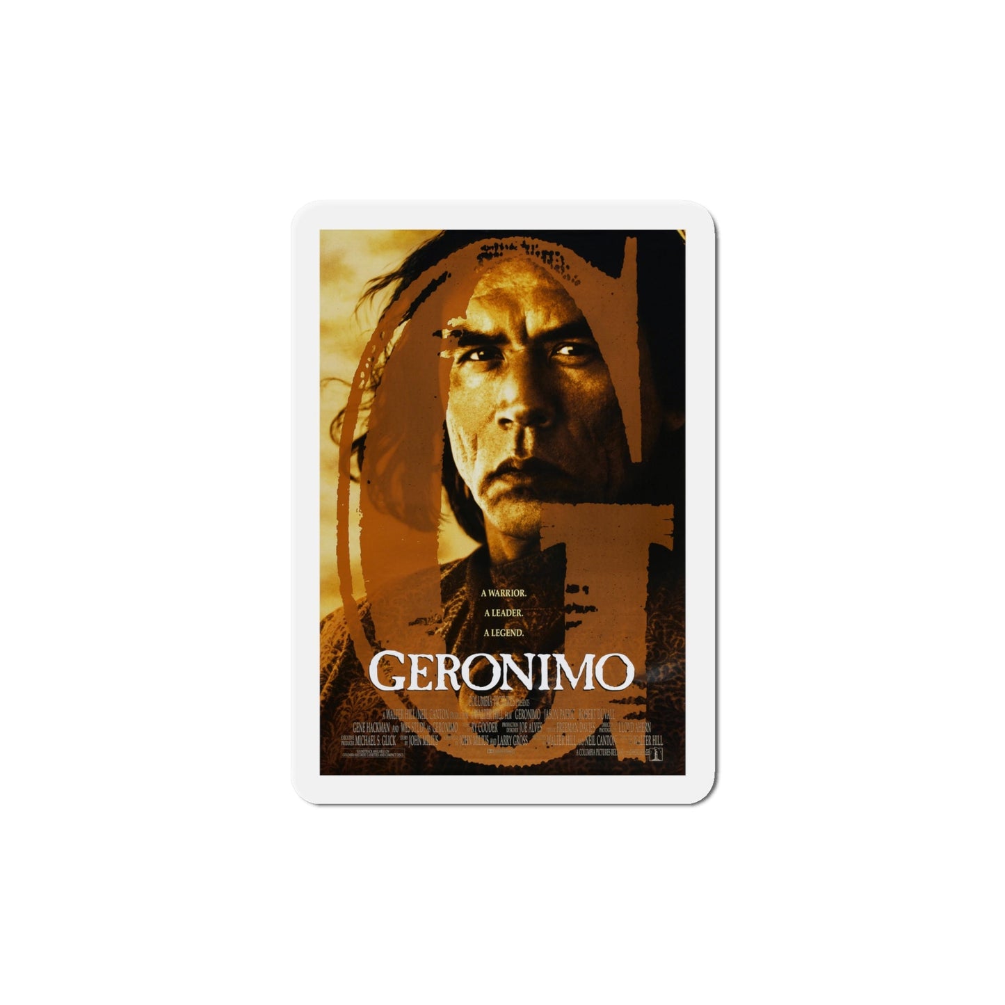 Geronimo An American legend 1993 Movie Poster Die-Cut Magnet-6 Inch-The Sticker Space