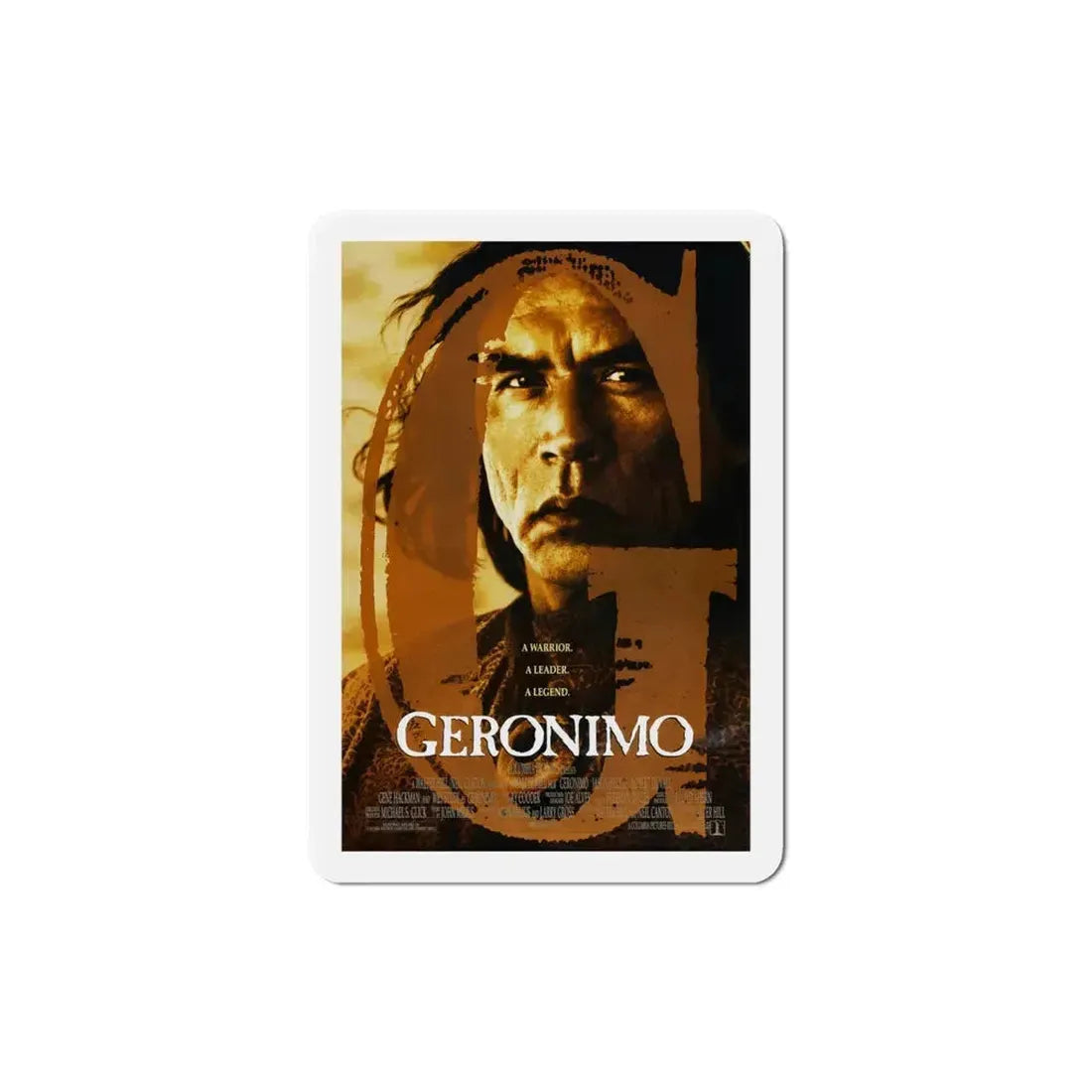Geronimo An American legend 1993 Movie Poster Refrigerator Magnet 4 Inch - The Sticker Space