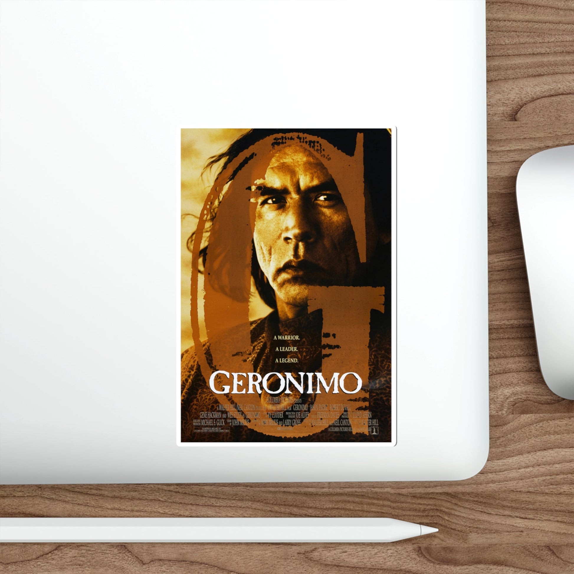 Geronimo An American Legend 1993 Movie Poster STICKER Vinyl Die-Cut Decal-The Sticker Space