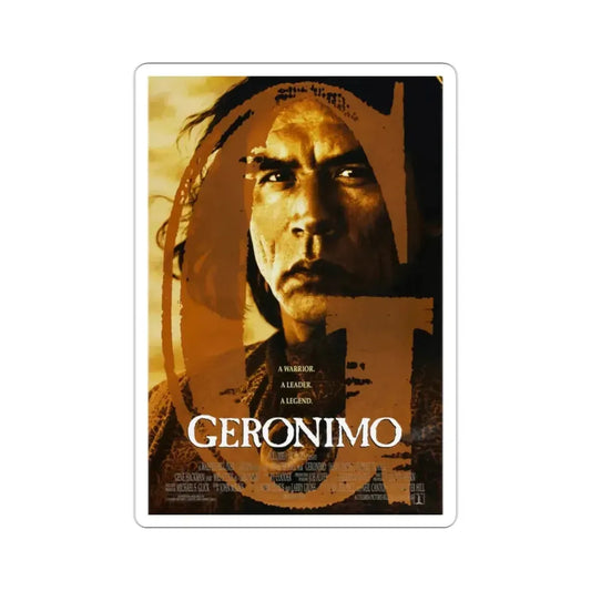 Geronimo An American Legend 1993 Movie Poster STICKER Vinyl Die-Cut Decal 2 Inch - The Sticker Space