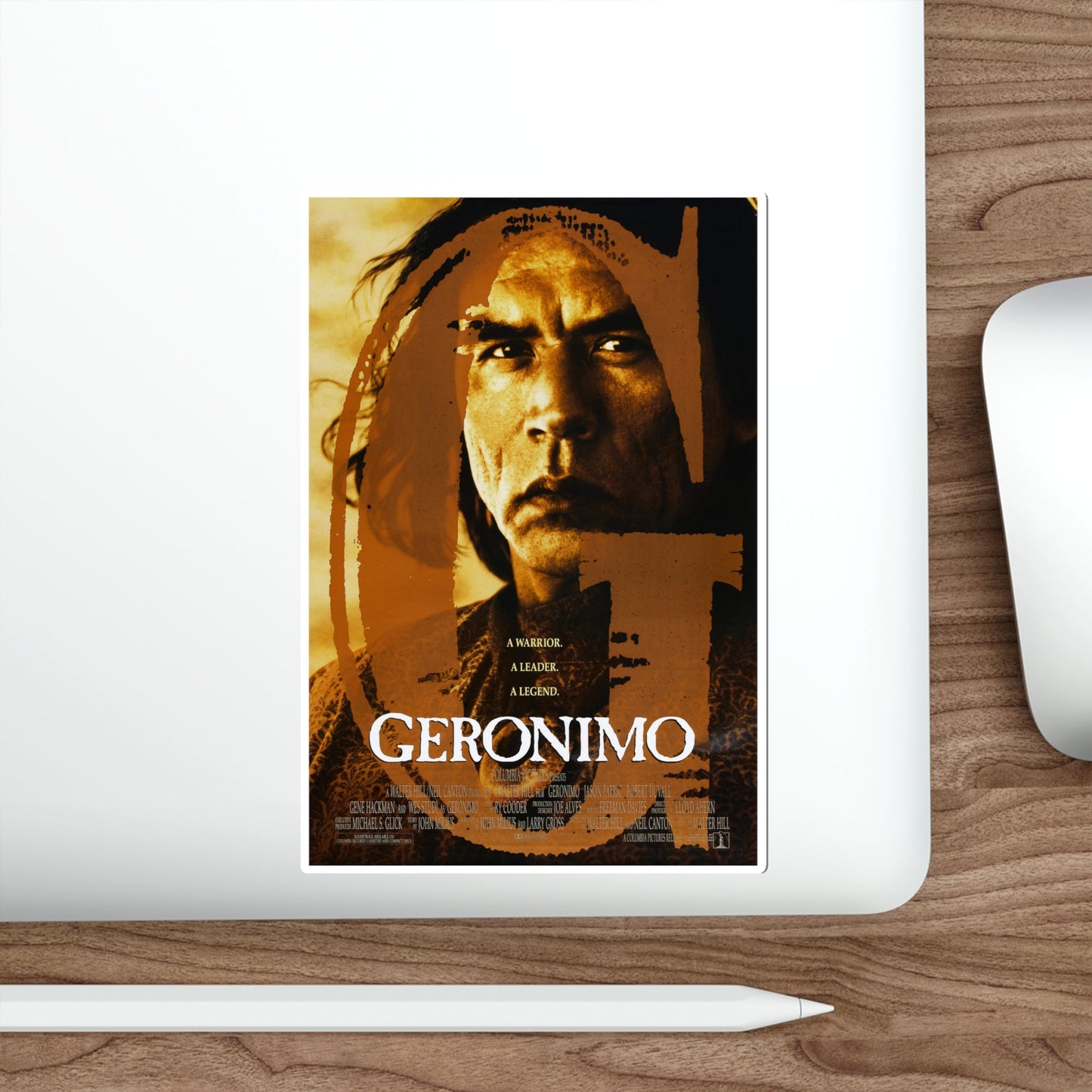 Geronimo An American Legend 1993 Movie Poster STICKER Vinyl Die-Cut Decal-The Sticker Space