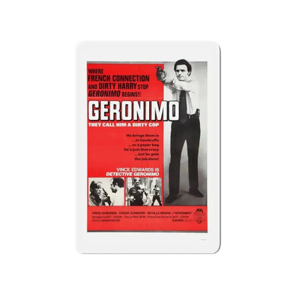 GERONIMO (THE MAD BOMBER) 1973 Movie Poster - Refrigerator Magnet - The Sticker Space