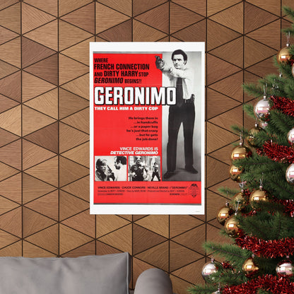 GERONIMO (THE MAD BOMBER) 1973 - Paper Movie Poster-The Sticker Space