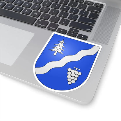 GerraVerzasca-coat of arms (Switzerland) (Coat of Arms) STICKER Vinyl Kiss-Cut Decal - The Sticker Space