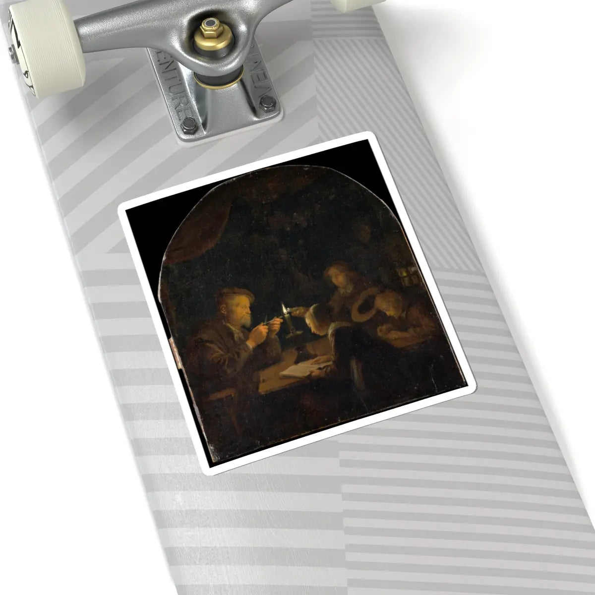 SKU:TSS-STICK-GRRD-6X6-2 Sizes:6" × 6" Types:White