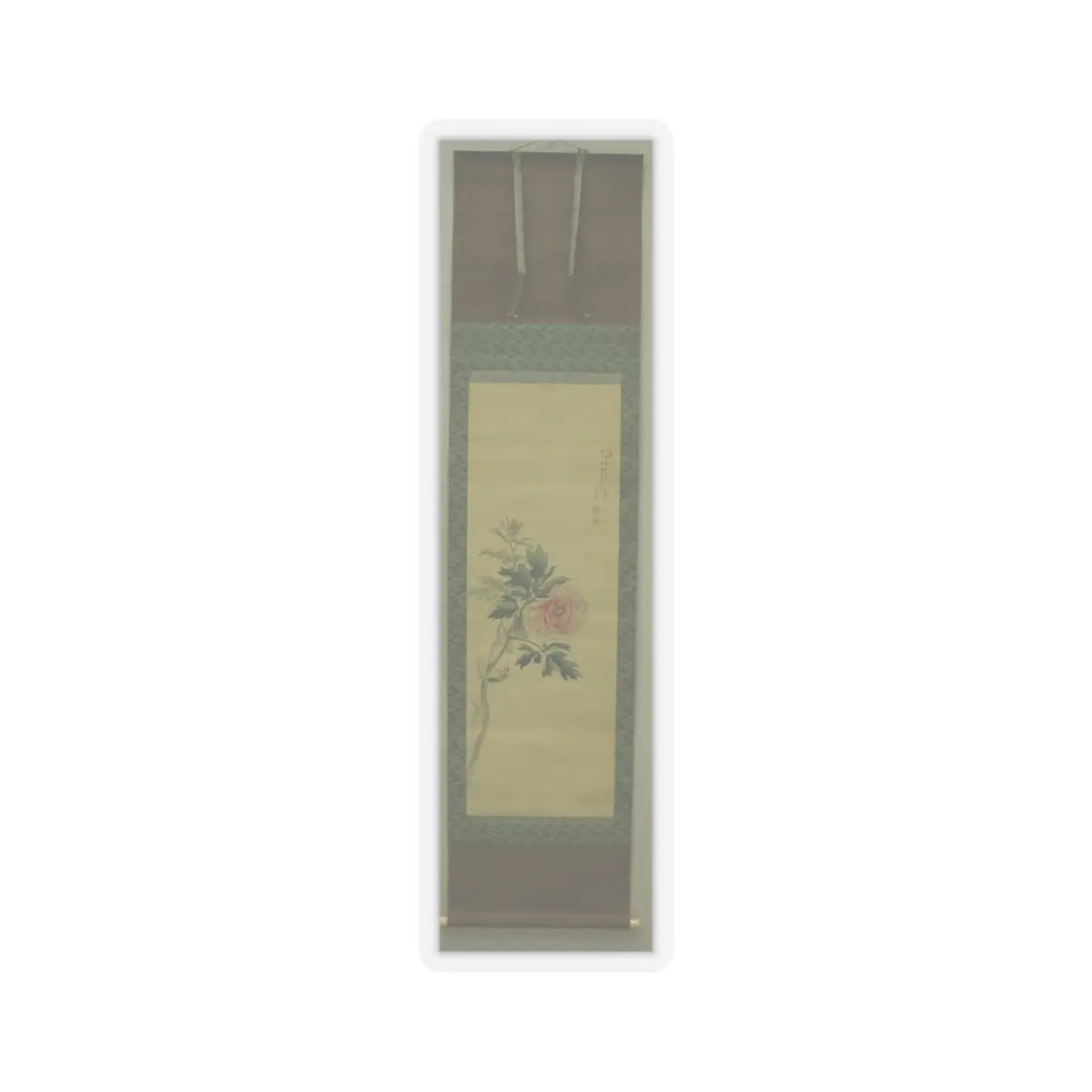 Gessen - Peony with Bird - unknown v2 - STICKER Vinyl Kiss-Cut Decal