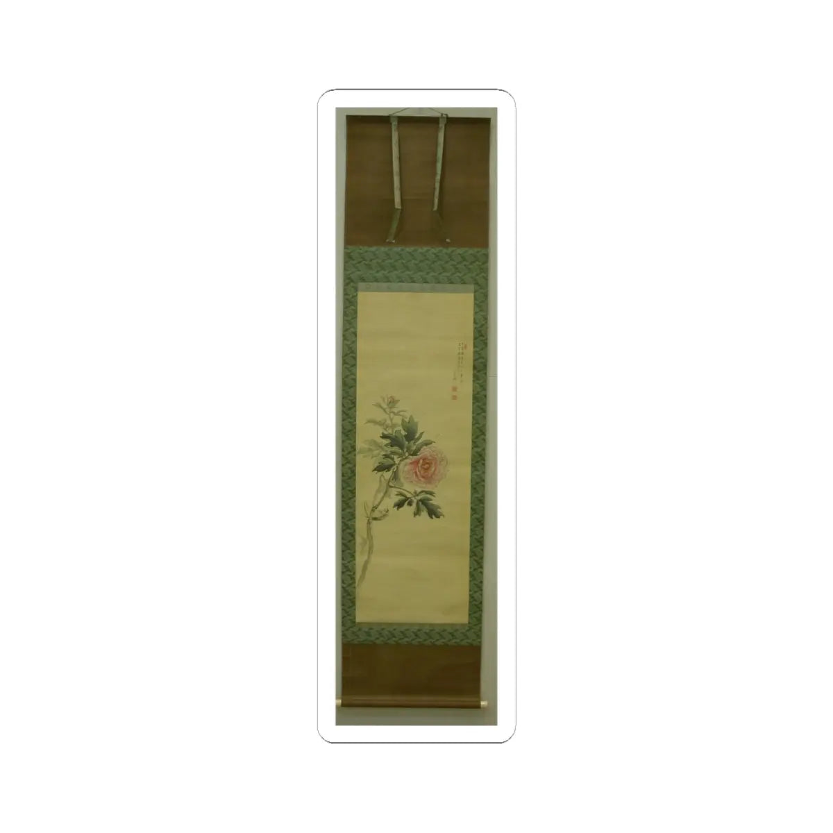 Gessen - Peony with Bird - unknown v2 - STICKER Vinyl Kiss-Cut Decal