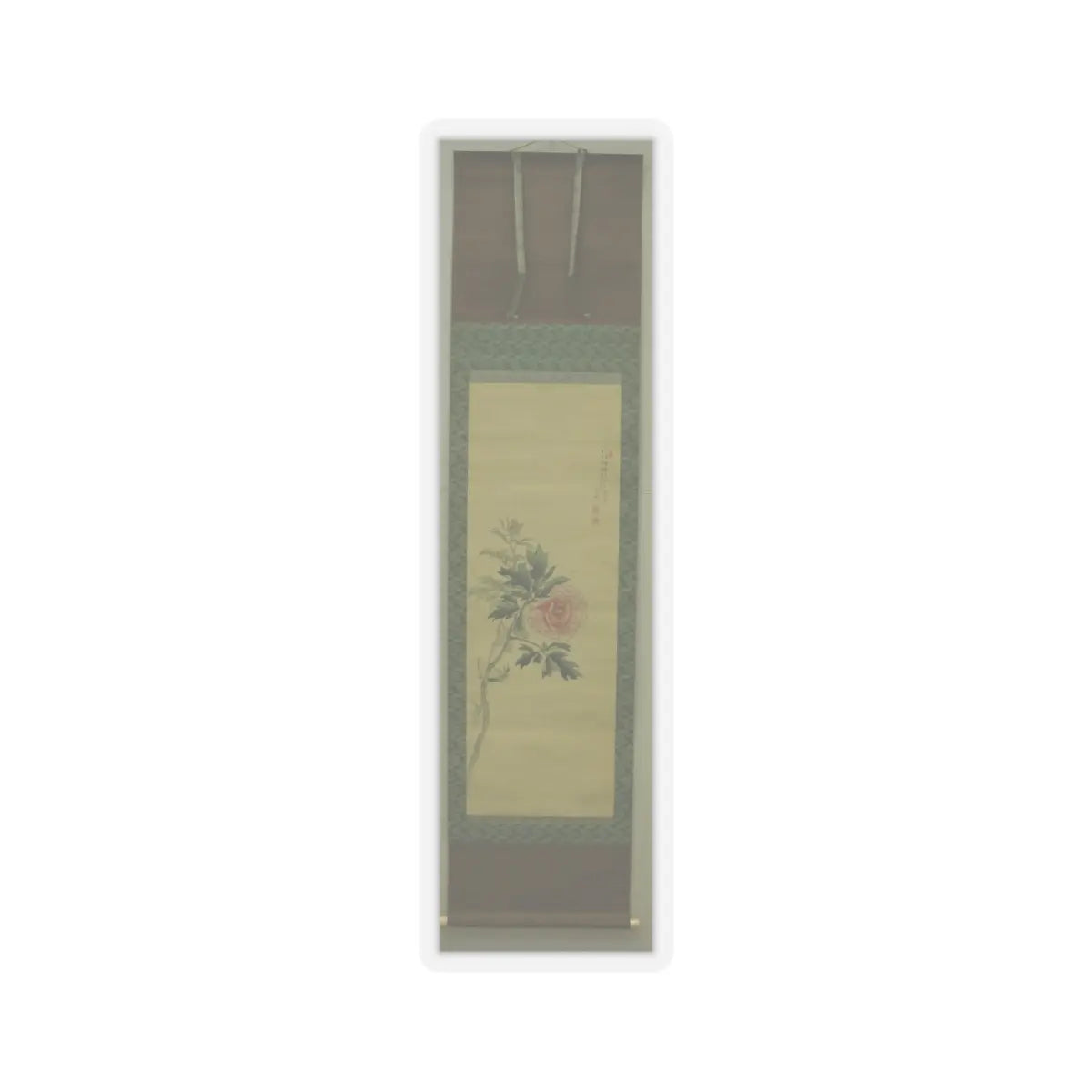 Gessen - Peony with Bird - unknown v2 - STICKER Vinyl Kiss-Cut Decal