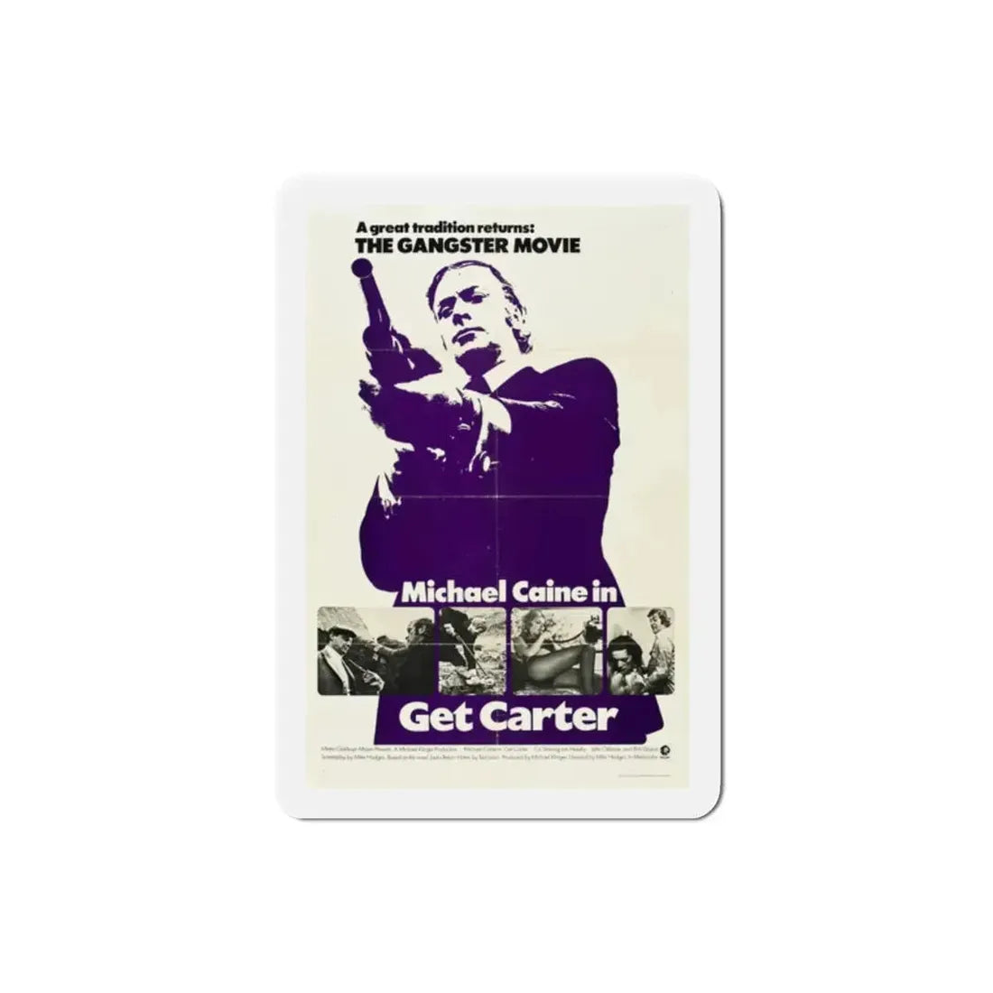 Get Carter 1971 Movie Poster Refrigerator Magnet - The Sticker Space