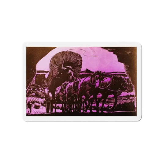 Get Crackin', 1949 (Magazine Illustration) Refrigerator Magnet 2 Inch Die-Cut - The Sticker Space