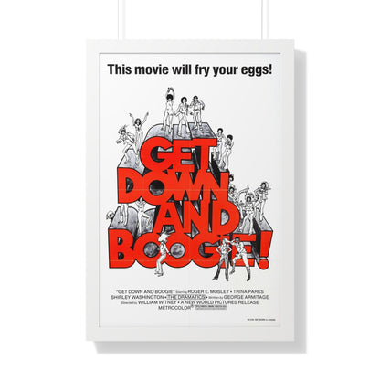 GET DOWN AND BOOGIE (DARKTOWN STRUTTERS) 1975 - Framed Movie Poster-20" x 30"-The Sticker Space