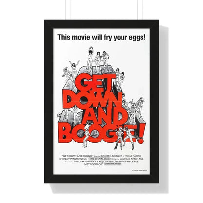 GET DOWN AND BOOGIE (DARKTOWN STRUTTERS) 1975 - Framed Movie Poster - The Sticker Space