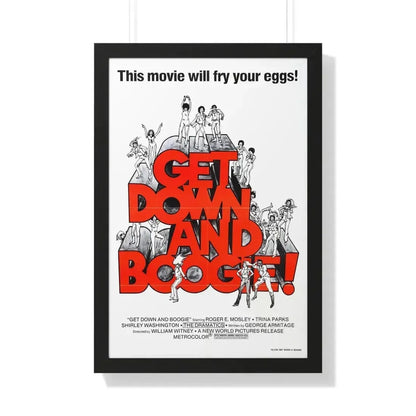GET DOWN AND BOOGIE (DARKTOWN STRUTTERS) 1975 - Framed Movie Poster - The Sticker Space