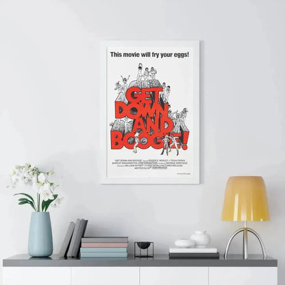 GET DOWN AND BOOGIE (DARKTOWN STRUTTERS) 1975 - Framed Movie Poster - The Sticker Space