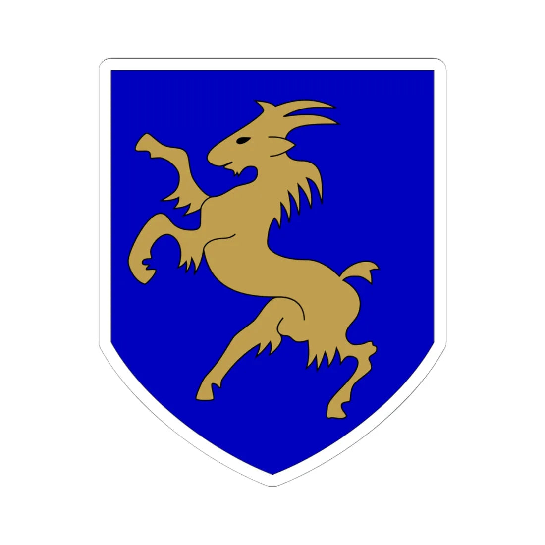 Geta.vaakuna (Finland) (Coat of Arms) STICKER Vinyl Kiss-Cut Decal 6 Inch White - The Sticker Space