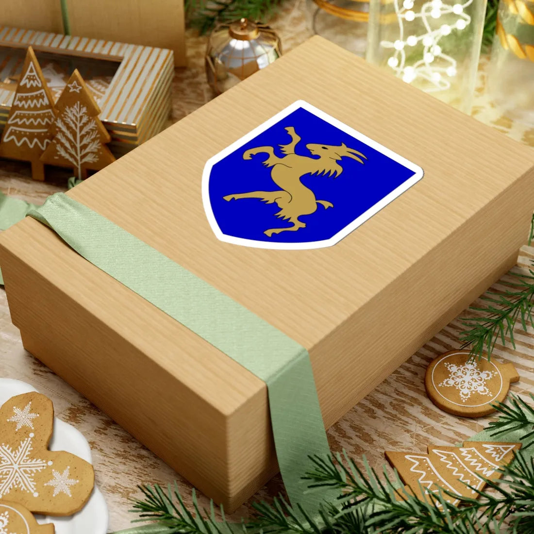 Geta.vaakuna (Finland) (Coat of Arms) STICKER Vinyl Kiss-Cut Decal - The Sticker Space