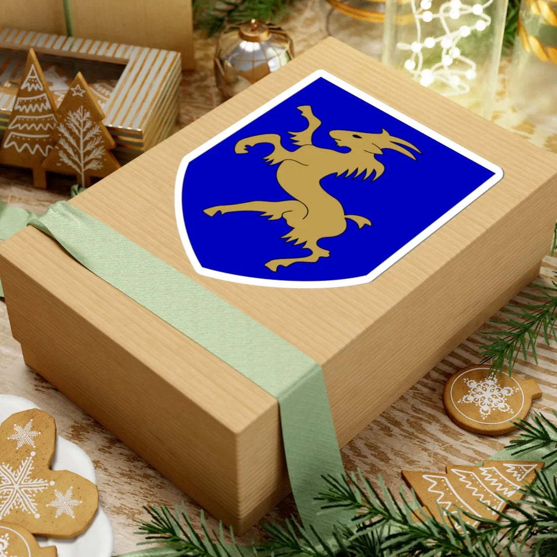 Geta.vaakuna (Finland) (Coat of Arms) STICKER Vinyl Kiss-Cut Decal - The Sticker Space