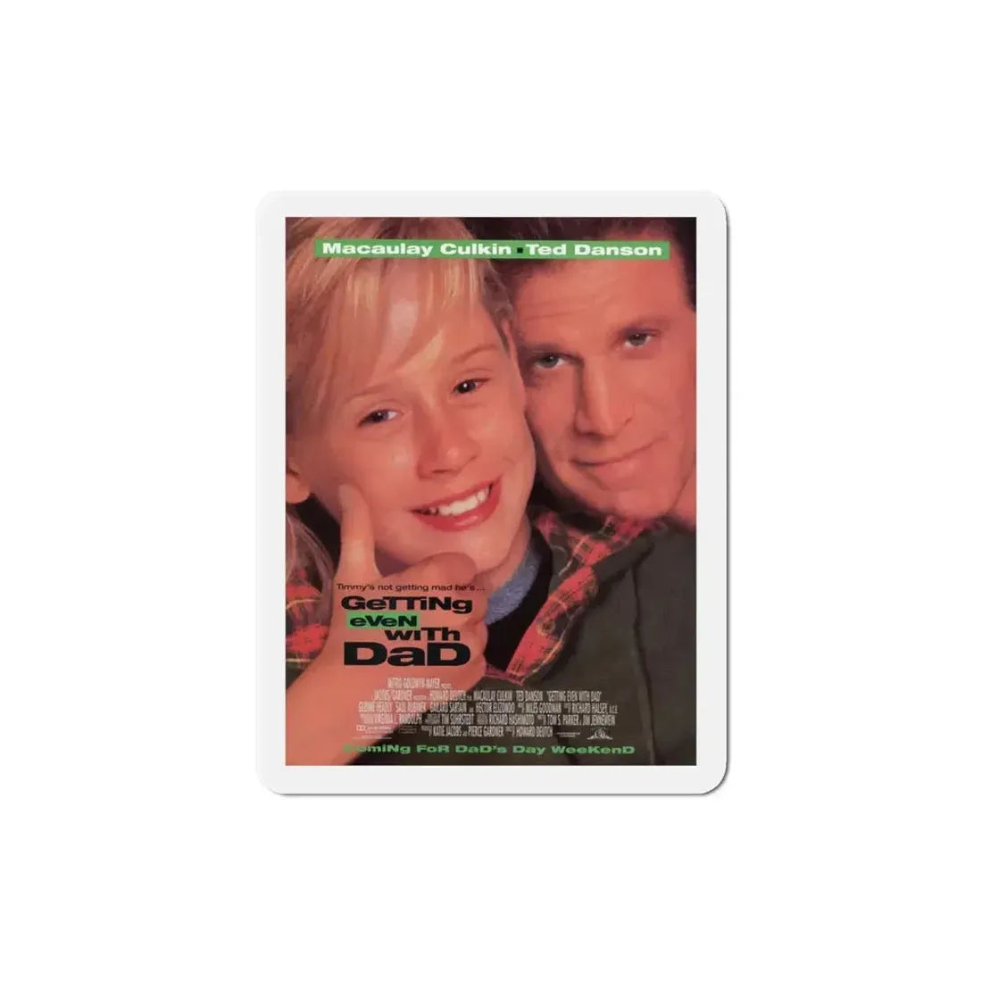 Getting Even With Dad 1994 Movie Poster Refrigerator Magnet - The Sticker Space