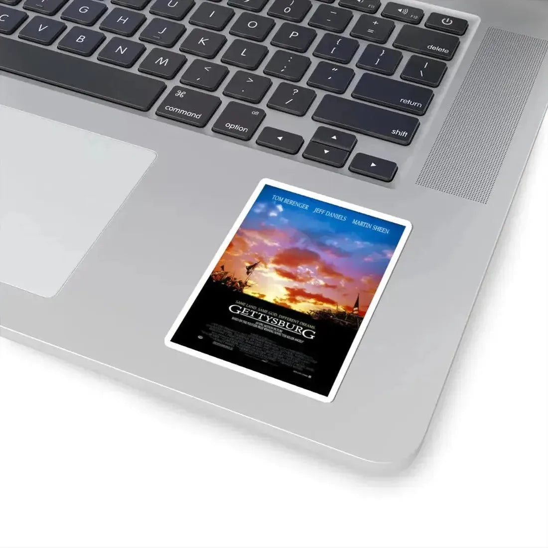 Gettysburg 1993 Movie Poster - STICKER Vinyl Kiss-Cut Decal - The Sticker Space